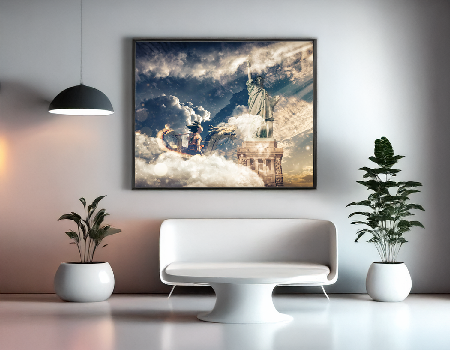 San Goku in New York Wall Art